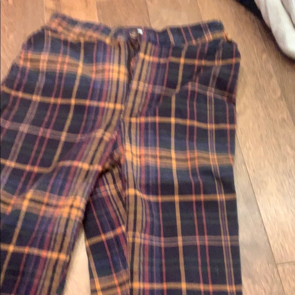 Plaid pants from free people